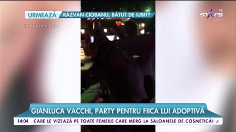 Gianluca Vacchi, party pentru fiica lui adoptivă