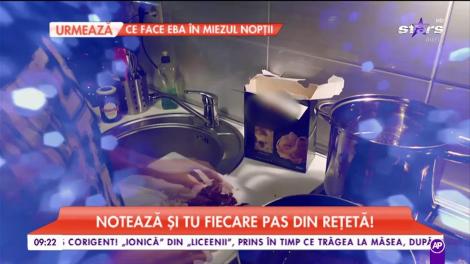 Ioana Grama vrea să arate că se descurcă și la cratiță. Vedeta pregătește paste cu creveți