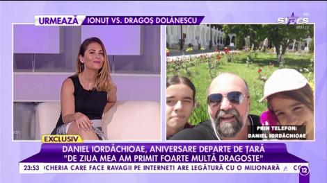 Daniel Iordăchioae, aniversare departe de țară: „De ziua mea am primit foarte multă dragoste”