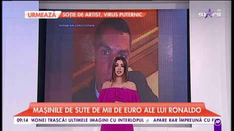 Mașinile de sute de mii de euro ale lui Ronaldo