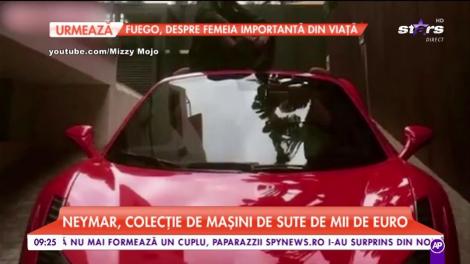 Neymar, colecție de mașini de sute de mii se euro
