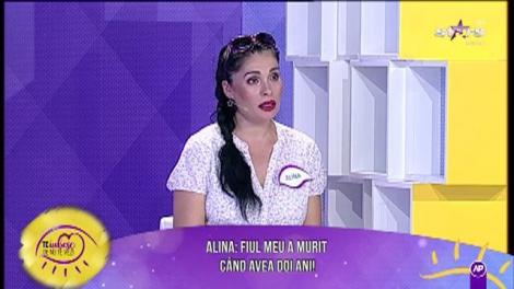 Alina a venit să îl cunoască pe Claudiu. Povestea ei de viață a făcut-o pe Gabriela să izbucnească în lacrimi: „Fiul meu a murit când avea doi ani”