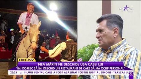 Nea Mărin ne deschide ușa casei lui: „Mă simt ca la 20 de ani, sunt plin de viață”
