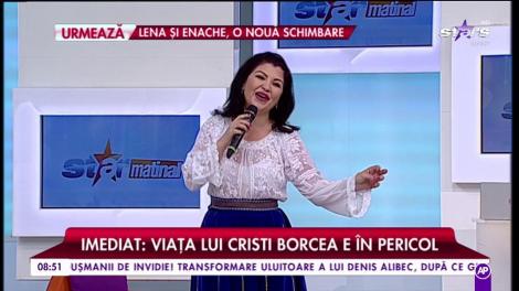 Claudia Ghițulescu cântă piesa ”Veau să îmi trăiesc viața”
