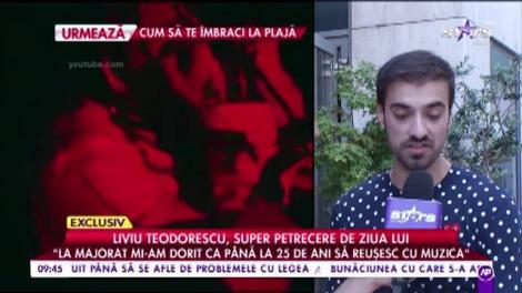 Liviu Teodorescu, super petrecere de ziua lui: ”Nu am fost foarte petrecăreț niciodată”