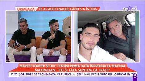 Marcel Toader şi fiul lui, Maximilian, pentru prima dată împreună la "Star Matinal de Weekend"!