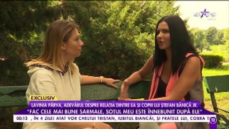 Lavinia Pârva, adevărul despre relația dintre ea și copiii lui Ștefan Bănică Jr.