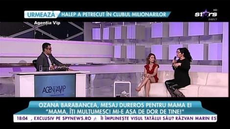 Ozana Barabancea, mesaj dureros pentru mama ei: „Mama, îți mulțumesc! Mi-e așa dor de tine!”