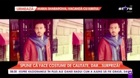 Adrian Cristea, prins cu minciuna după ce a spus că face costume de calitate