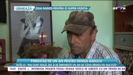 Imagini de la parastasul Denisei Răducu! Familia artistei a pregătit un meniu ca la nuntă