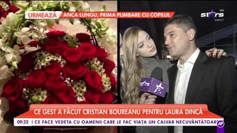 Cristian Boureanu se poartă ca un gentleman cu iubita lui