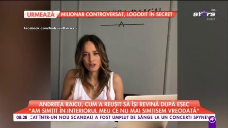 Cum a reușit Andreea Raicu să își revină după eșec: „Am învățat să fiu eu”