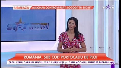 Meteo 25 iulie 2018. România se află în continuare sub cod portocaliu de ploi