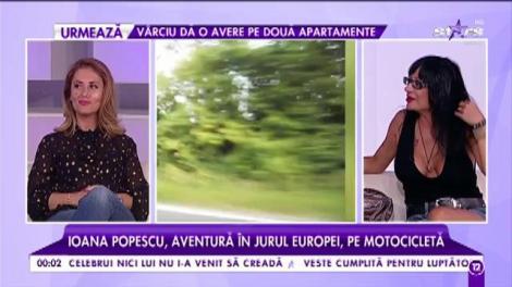 Ioana Popescu, aventură în jurul Europei, pe motocicletă!