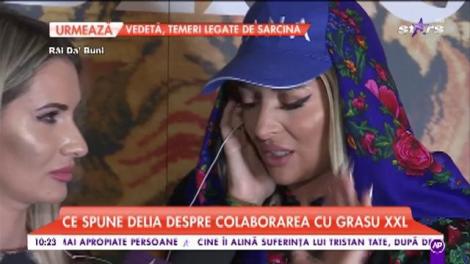 Ce spune Delia despre colaborarea cu Grasu XXL: ”Eram cu acest instrumental de foarte multă vreme”