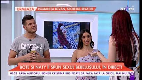 Yamira, prima apariție la TV după ce a aflat că este însărcinată. Bote și Naty îi spun sexul bebelușului, în direct