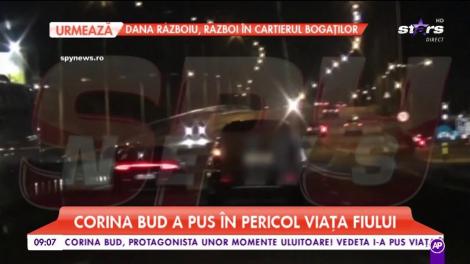 Celebritatea i-a luat minţile! Corina Bud a fost protagonista unor momente uluitoare! Vedeta i-a pus viaţa în pericol fiului său!