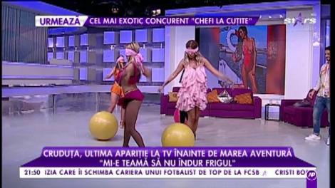 Daniela Crudu, pregătită, în direct, pentru marea competiție „Ultimul Trib”