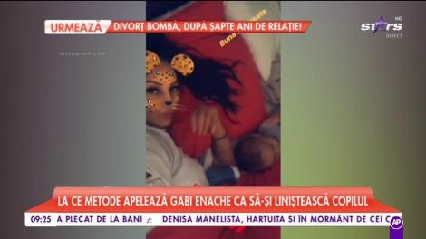 Gabi Enache, un tată model pentru băiețelul său