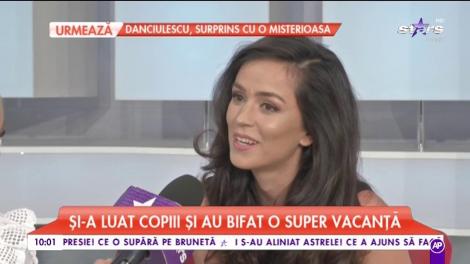 Olivia Steer și-a luat copiii și au bifat o super vacanță