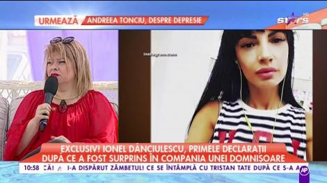 Ionel Dănciulescu, alături de o fată misterioasă. Cei doi s-au întreținut toată seara la povești