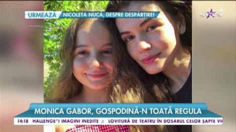 Monica Gabor gătește pentru fiica sa în miez de noapte