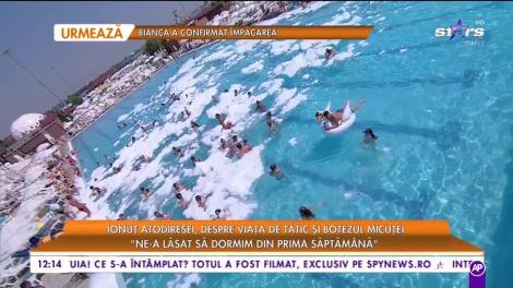 Ionuț Atodiresei, despre viața de tătic și botezul micuței: "Cea mică ne lasă să dormim noaptea câte șapte ore"