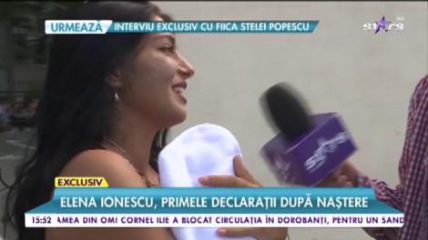 Elena Ionescu şi băieţelul ei au fost externaţi