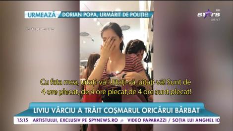 Liviu Vârciu, la cumpărături cu fiica sa, Carmina