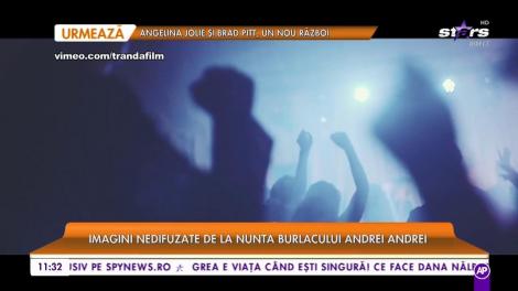 Imagini nedifuzate de la nunta burlacului Andrei Andrei