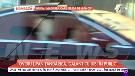Ovidiu Lipan Țăndărică este un gentleman atunci când îşi scoate iubita în public! Paparazii au fimat tot