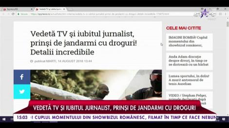 O prezentatoare TV şi iubitul ei, reţinuţi pentru posesie de droguri