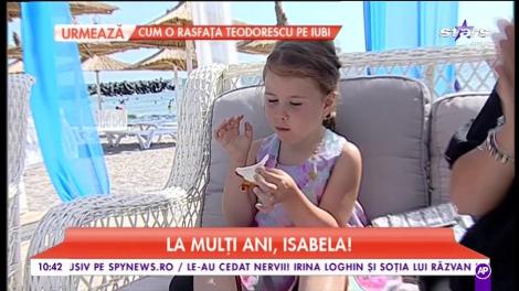 La mulți ani, Isabela! Fiica Oanei Roman își sărbătorește ziua de nume