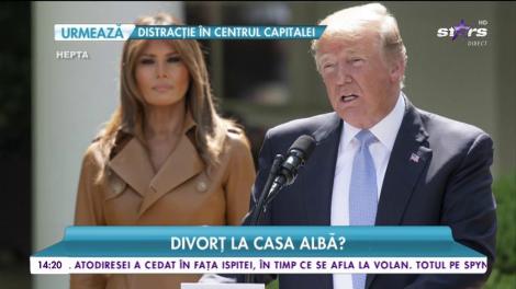 Divorţ la Casa Albă! Melania Trump aşteaptă ca soţul ei să îşi încheie mandatul ca să poata divorţa