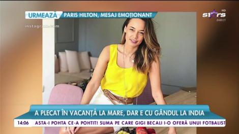 Andreea Raicu a lăsat totul deoparte şi a plecat în vacanţă