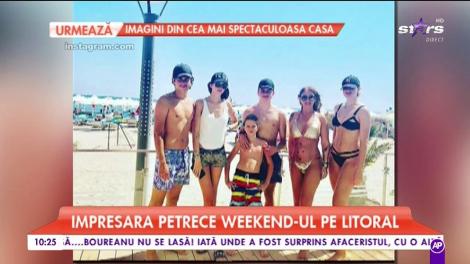 Anamaria Prodan, în vacanță cu copiii pe litoralul românesc
