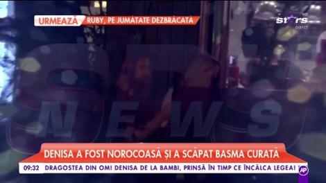 Denisa de la Bambi, prinsă pe picior greșit