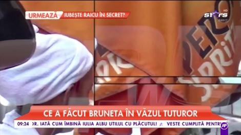 Andrea Tonciu, gest nedemn pentru o vedetă. Ce a făcut bruneta în văzul tuturor