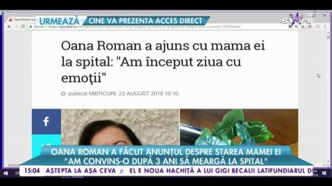 Mioara Roman a ajuns pe mâna medicilor! Oana Roman a pus piciorul în prag, nu a mai așteptat!