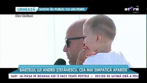 Băiețelul lui Andrei Ştefănescu, cea mai simpatică apariție la TV