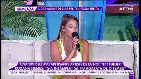 Roxana Nemeş, momentul adevărului! Ce a răspuns blonda la întrebarea "Ai fost agățată de o femeie?"