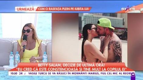 Betty Salam, decizie de ultimă oră!: ”E mai importantă sosirea copilului decât petrecerea”
