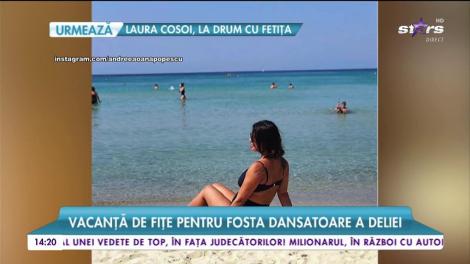 Andreea Popescu, fosta dansatoare a Deliei a plecat într-o vacanță de vis împreună cu soțul ei!