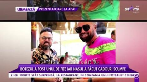 Cătălin Botezatu i-a botezat fetița unui bun prieten