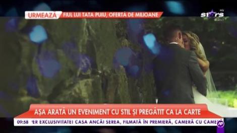 Imagini de la cea mai romantică nuntă. Mirii s-au pregătit mai ceva ca în filme pentru acest eveniment
