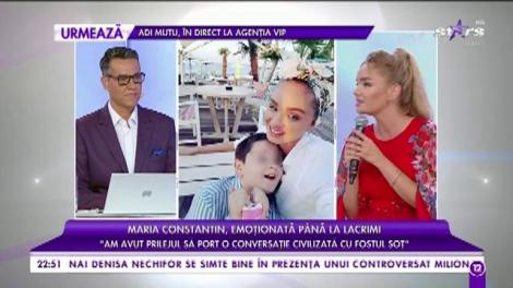 După mulți ani în care a stat departe de fiul ei, Maria Constantin radiază de fericire