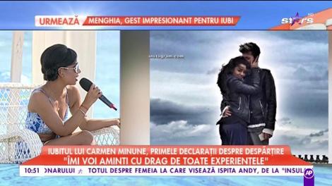 Iubitul lui Carmen Minune, primele declarații despre despărțire: ”Viața ne duce în direcții diferite”
