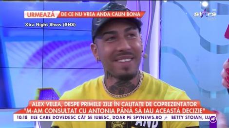 Alex Velea, despre primele zile îl calitate de coprezentator al emisiunii ”Acces Direct”