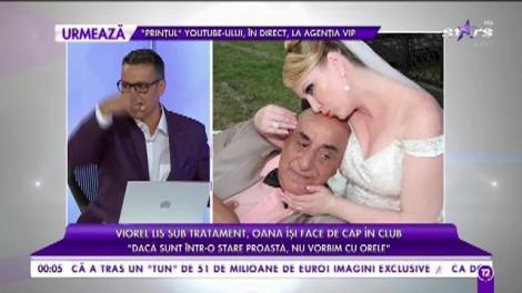 Viorel Lis sub tratament, Oana își face de cap în club: "Soțul meu a primit diagnosticul de depresie"