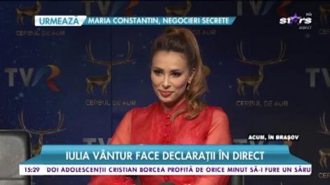 Iulia Vântur s-a întors în România